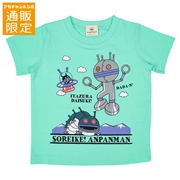 【SALE】【通販限定】[ベビー]半袖Ｔシャツ　アンパンマン　ペパーミント