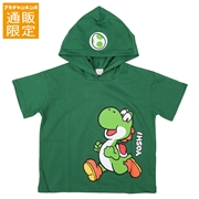 【SALE】【通販限定】[キッズ]半袖パーカーＴシャツ　スーパーマリオ　グリーン