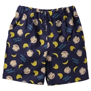 【SALE】[キッズ]ハーフパンツ　おさるのジョージ　ネイビー