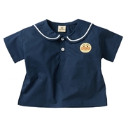 [ベビー]セーラーＴシャツ　アンパンマン　ネイビー