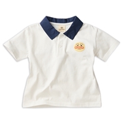 [ベビー]襟付きＴシャツ　アンパンマン　オフホワイト