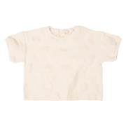 【SALE】[ベビー]半袖Ｔシャツ　パイルジャガード　ピンク