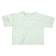 【SALE】[キッズ]半袖Ｔシャツ　パイルジャガード　ペパーミント