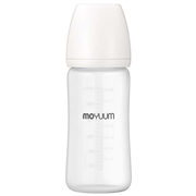 MOYUUM(モユム) シリコーンコーティング ガラス 哺乳瓶 240ml