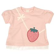 [ベビー]半袖Ｔシャツ トロンプ　ピンク