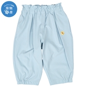 [キッズ]７分丈パンツ　接触冷感　サックス