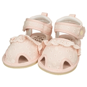 【SALE】[11.5～12.5cm]レースファーストサンダル　ピンク