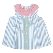 【SALE】[ベビー]お花チュニック　サックス
