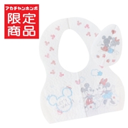 カトラリー置き付き フワフワやさしい 3層式 ミニエプロン ミッキー＆ミニー 10枚入
