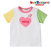 【SALE】[キッズ] Ｔシャツ ホワイト[ミキハウス　ホットビスケッツ]