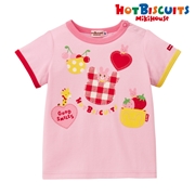 【SALE】[キッズ] Ｔシャツ ピンク[ミキハウス　ホットビスケッツ]