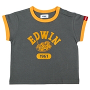 【SALE】[ベビー]エドウインTシャツ　チャコールグレー