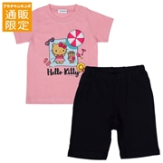 【通販限定】[ベビー]半袖パジャマ　ハローキティ　ピンク