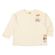 [キッズ]長袖Ｔシャツ　アンパンマン　アイボリー