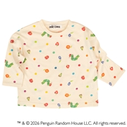 [キッズ]長袖Ｔシャツ　はらぺこあおむし　アイボリー