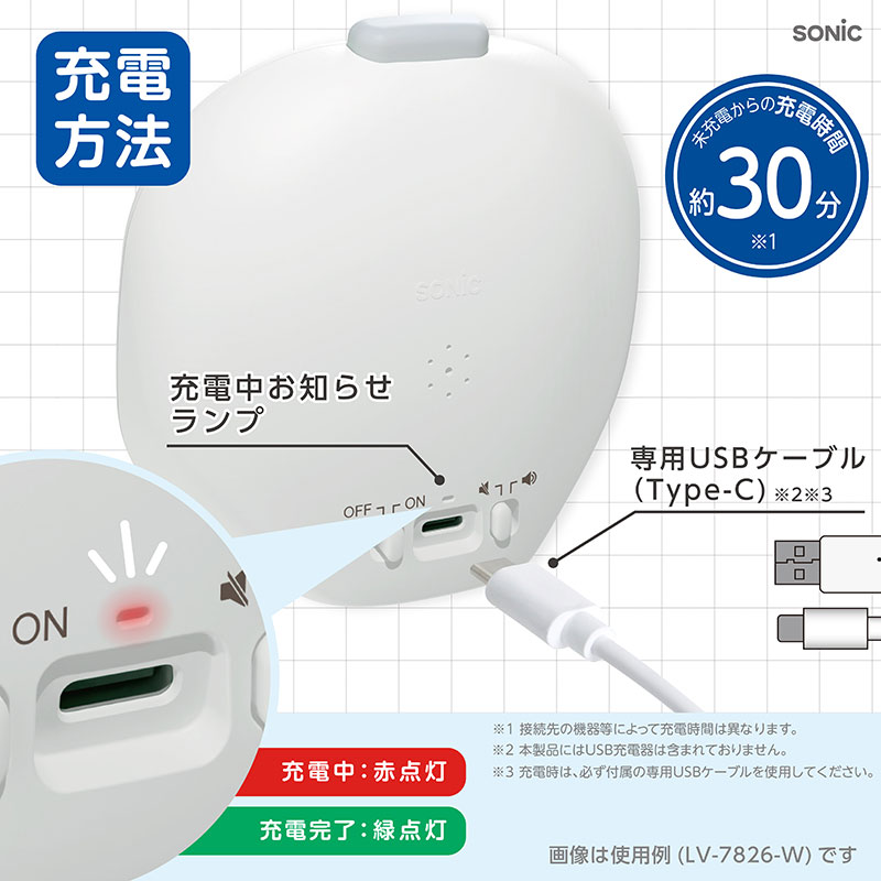 充電方法　光でいまやる！時っ感タイマー　60分計