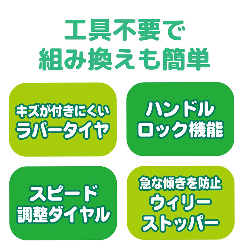 工具不要で組み換えも簡単