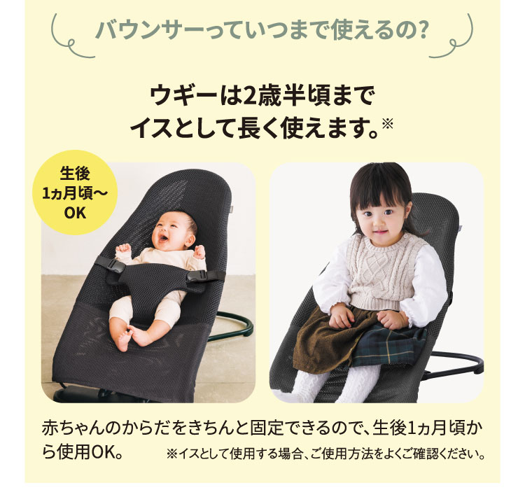 バウンサーっていつまで使えるの？