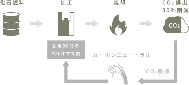 ライスレジンのプラスチック製品