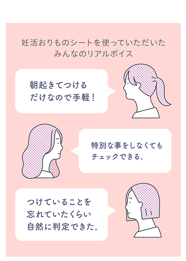 印かつおりものシートを使っていただいたみんなのリアルボイス