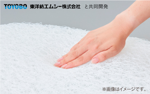 体圧を分散するから、快適に眠れる！【立体ファイバー構造の敷きふとん】