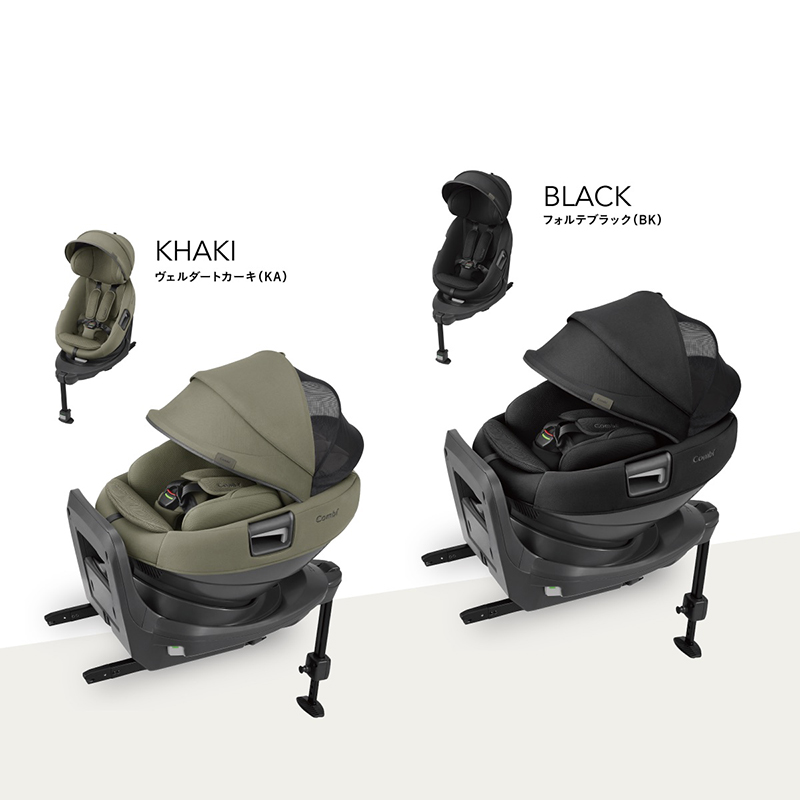 COLOR LINE UP：KHAKI ヴェルダートカーキ（KA）、BLACK フォルテブラック（BK）。