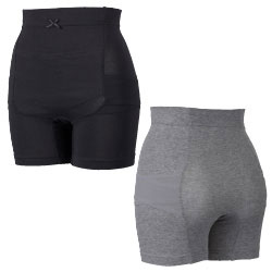 はくだけで骨盤キュットパンツ ブラックとグレーの商品本体画像