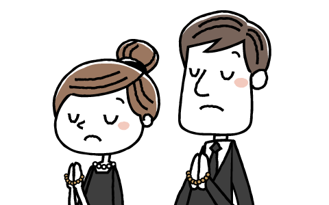 喪中の方のサンプル画像